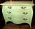 Funny Girl? Chartreuse and purple pinstriped 60's inspired commodes. The high quality craftsmanship suggests that this...
