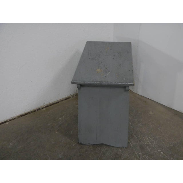 Vintage Fir Wooden Stool, 1960s, in Good conditions. Designed 1960 to 1969