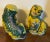 Antique 18th Century Chinese Famille Vert Foo Lion Dogs - a Pair For Sale - Image 4 of 13