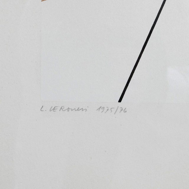 Luigi Veronesi, Composition, 1970s, Lithograph For Sale - Image 4 of 5