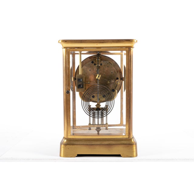 Metal Early 20th Century Seth Thomas Mantel Carriage Clock For Sale - Image 7 of 11