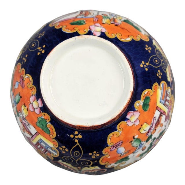 Patent Ironstone Chinoiserie Pattern Covered Bowl by Masons, 1820 For Sale - Image 9 of 14
