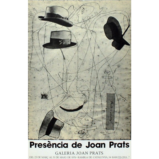 Presence of Joan Prats Exhibition Poster after Joan Miró For Sale