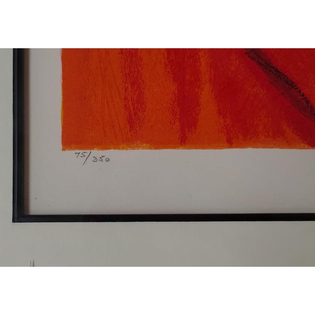 Art Deco Impressive Hand-Signed Itzchak Tarkay Serigraph - Seated Lady in Purple - Limited Edition 75/350 For Sale - Image 3 of 13