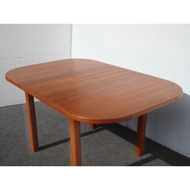 1970s Mid Century Scandinavian Extendable Dining Table by Diethelm Scanstyle D-Scan For Sale - Image 5 of 16