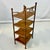 Antique Victorian English Chinoiserie Ball & Stick Scorched Bamboo Etagere - 4 Shelves. For Sale - Image 10 of 13