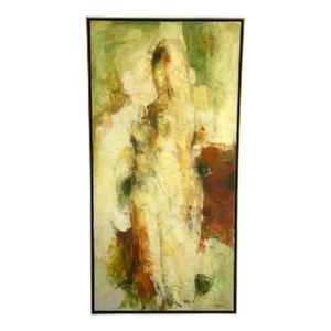 1960s Paul Hugo Ten Hoopen Female Nude Oil Painting on Canvas