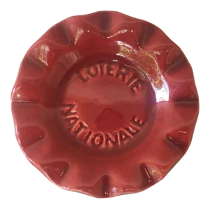 French Lottery Saint Clement Ashtray