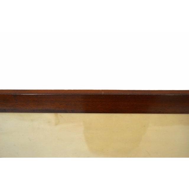 Tan Signed French Neoclassical Framed & Glass Cover Painting Resting Nude Woman 40s For Sale - Image 8 of 12