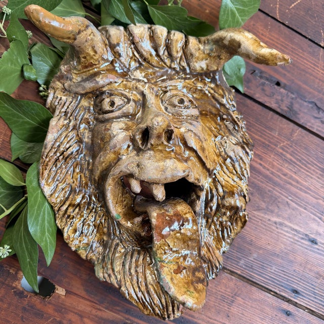 Apotropaic Ceramic Mask by Rocco Condurso, Italy, 2010s For Sale - Image 6 of 9