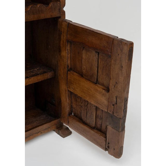Rustic Folk Art Travail Populaire Cabinet, France, 19th Century For Sale - Image 4 of 12