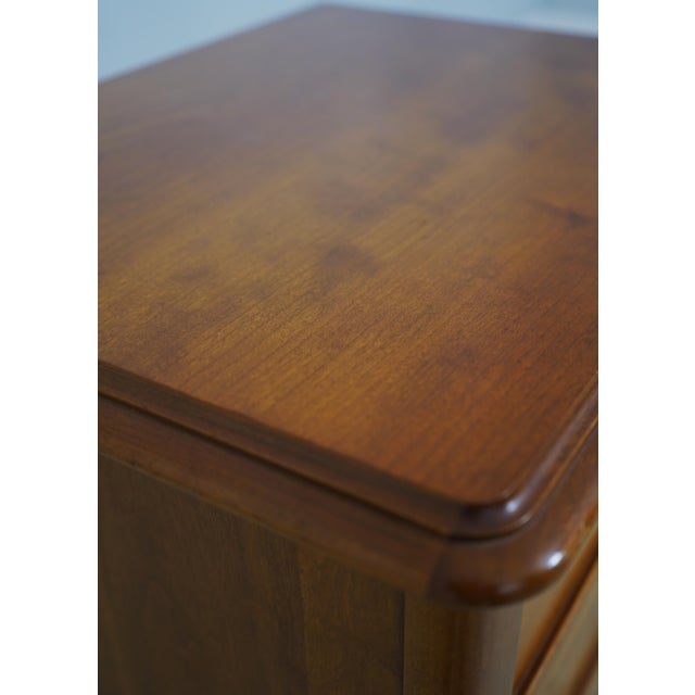 Brown Grange Cherry French 5 Drawer Bedside Chest Nightstand For Sale - Image 8 of 17
