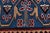 Indian Early 20th Century Indian Blue, Red, Brown, Beige Handwoven Wool Rug For Sale - Image 3 of 8