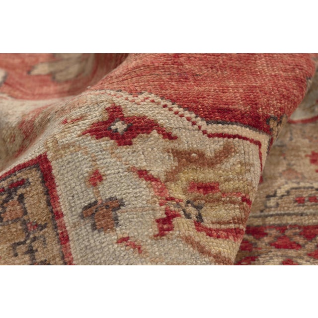 Vintage Turkish Oushak Rug, 04'11 X 11'02 For Sale In Dallas - Image 6 of 10