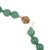 28" Vintage 14k/jade beaded necklace For Sale - Image 4 of 8