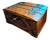 Late 19th Century Arts & Craft Brass and Oak Casket, England For Sale