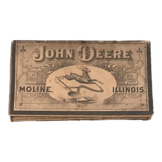 1903 John Deere Farmers Pocket Companion: Antique Advertising Ledger For Sale