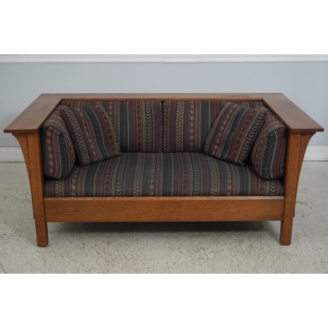Age: Approx: 30 Years Old Details: Appears To Be no.35 Finish High Quality Construction Arts & Crafts Style Offered @...