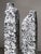 Bio Concrete BLOCK Stone Vase Set in White by Donatas Žukauskas A pair of sculptural stone vases in white — rectangular in...
