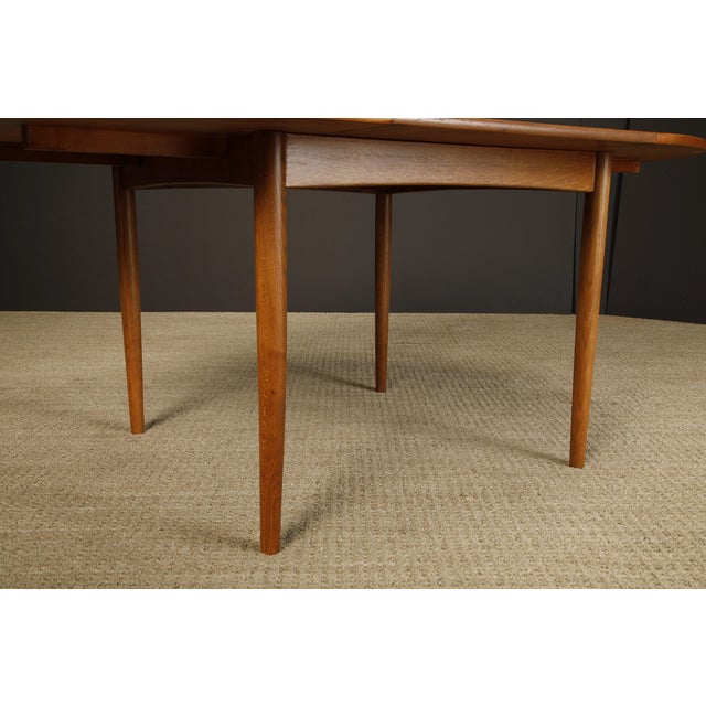 Peter Hvidt & Orla Mølgaard-Nielsen Model 311 Extendable Dining Table, 1950s For Sale - Image 11 of 12