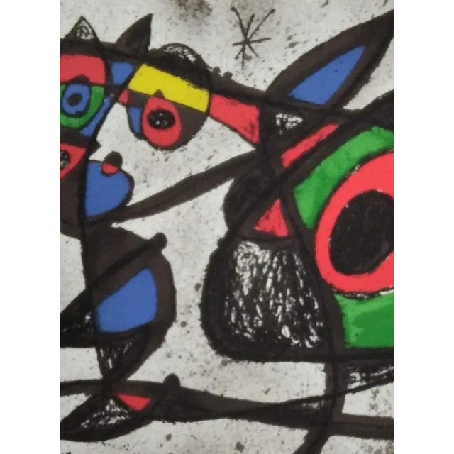 Joan Miro, Liljevalch Exhibition Poster, 1972, Lithograph, Framed, in Flawless conditions. Designed 1970 to 1979 This...