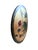 Japanese 30" Hand-Painted Kingfisher & Lotus Flower Gold Leaf Lacquered Wall Plaque For Sale - Image 3 of 9