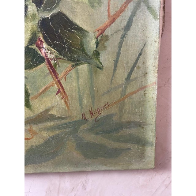 M. Nuguet, Untitled, 1920s, Oil on Canvas For Sale - Image 9 of 13