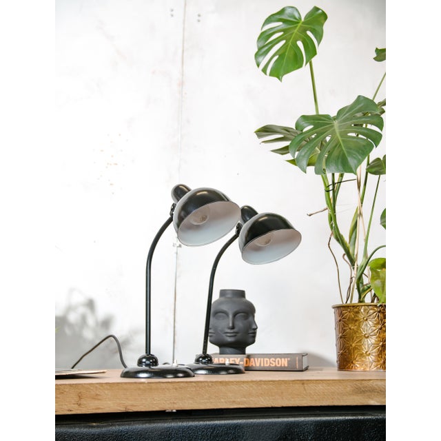 Vintage Bauhaus Desk Lamps by Christian Dell for Kaiser Leuchten, 1940s, Set of 2 For Sale - Image 9 of 15