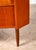 Wood Mid Century Danish Modern Corner Cabinet Teak Wood Bar Denmark Drawers Glass MCM For Sale - Image 7 of 11