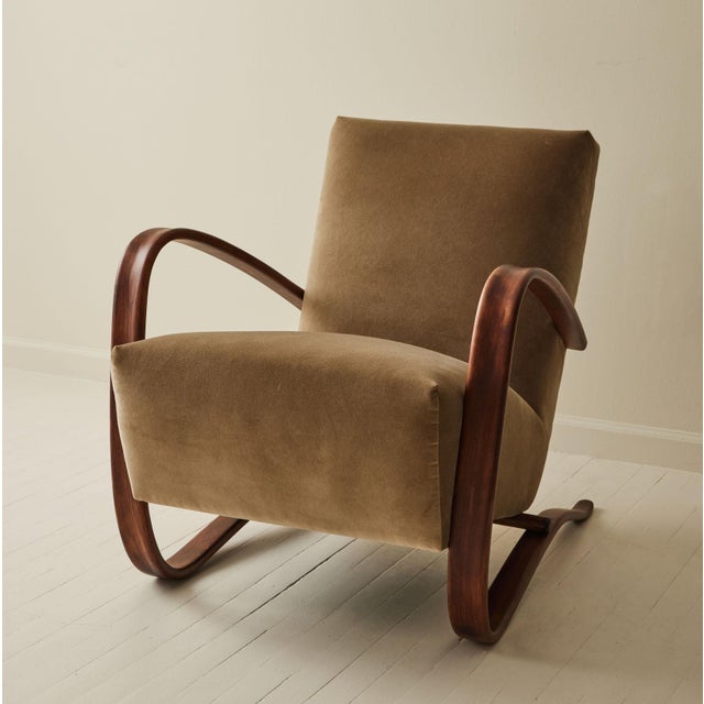 1930s Jindrich Halabala "Hr269" Bentwood Chairs, a Pair, 1930's. For Sale - Image 5 of 8