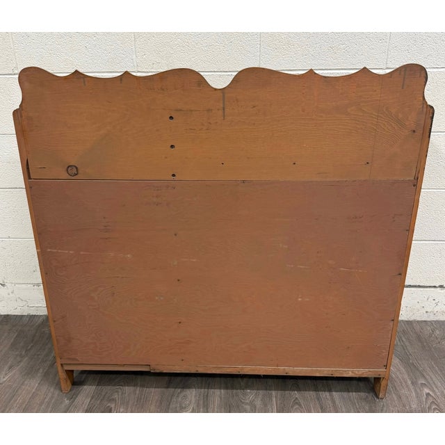 Vintage Colonial Revival Oak Dry Sink Washstand Cabinet For Sale - Image 13 of 13