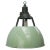 Vintage Industrial Green Enamel Pendant Light For Sale - Image 5 of 5