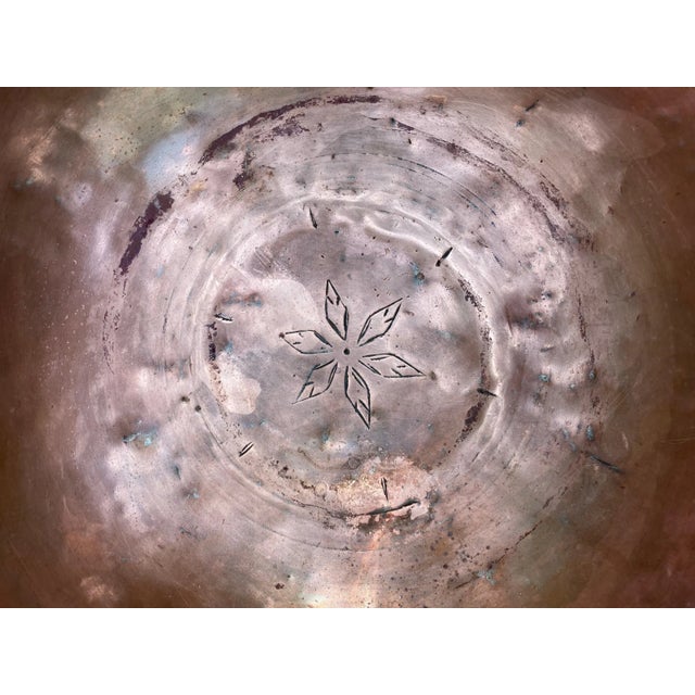 Farmhouse Vintage Indian Hand-Made Copper Bowls, Set/3 For Sale - Image 3 of 8