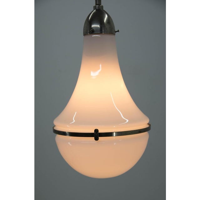 Adjustable Pendant Light by Peter Behrens, 1910s For Sale - Image 3 of 13