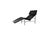 Skye Chaise Longue in Black Leather attributed to Tord Björklund for Ikea, Sweden, 1980s For Sale - Image 10 of 10
