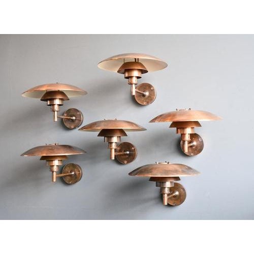 Copper PH4/5 Wall Light by Poul Henningsen for Louis Poulsen, 1970s For Sale - Image 11 of 13