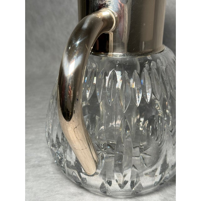 Silver Glass Pitcher with Insert from Quist, Germany, 1970s For Sale - Image 8 of 10