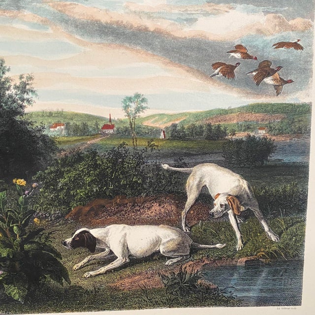 Hunting Dogs of Louis XIV "Folle Et Mitte" Chines De Louis XIV Reproduction Print For Sale In Sacramento - Image 6 of 7