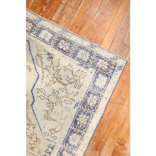 Textile Vintage Turkish Kula Accent Rug - 4'2" x 6'10" For Sale - Image 7 of 7