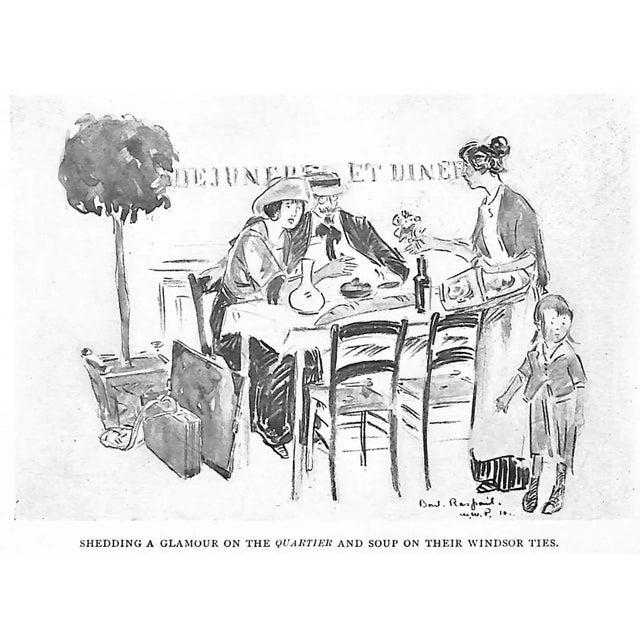 1910s "Paris a La Carte" 1912 Street, Julian For Sale - Image 5 of 8