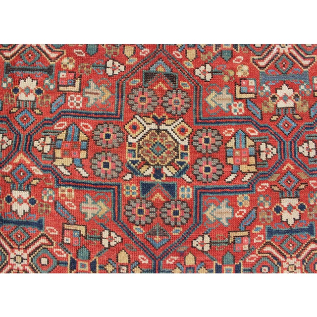 Antique Kurdish Gallery Runner in All-Over Geometric Design 6'0"x12'6" For Sale In Atlanta - Image 6 of 12