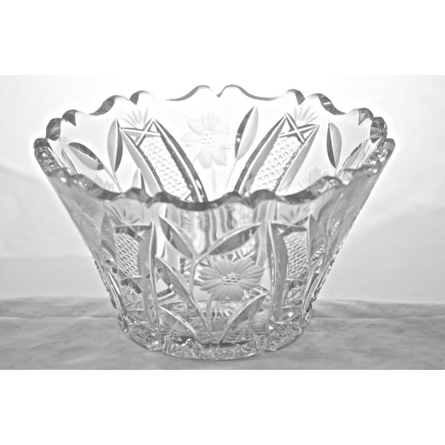 Cut Crystal Bowl Chairish