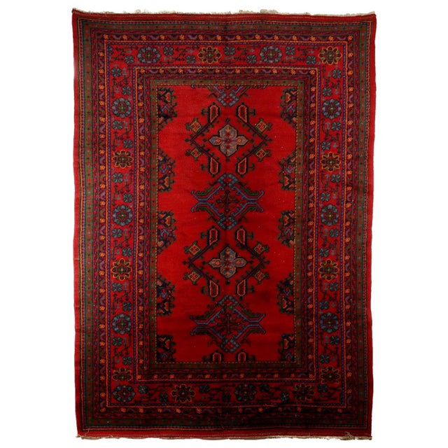 Ushak Rug in Wool and Cotton For Sale - Image 13 of 13