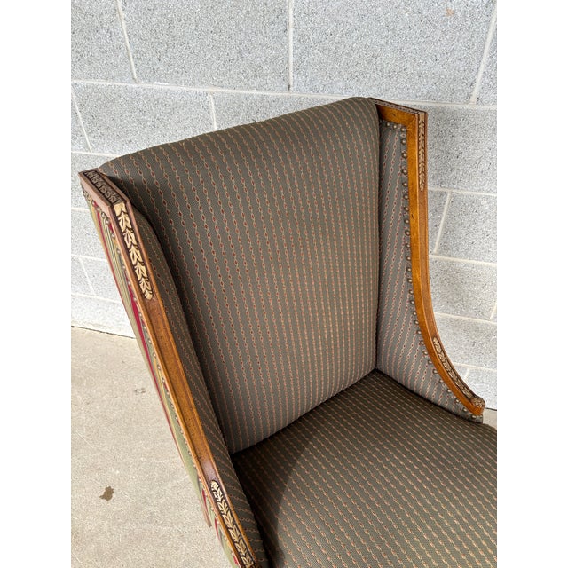 Henredon French Regency Style Upholstered Accent Chair For Sale - Image 11 of 15