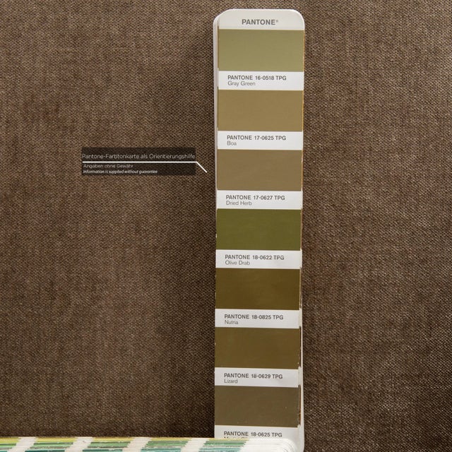 Bat Fabric Brown, Brown-Green Frame & Black Armchair from Gubi For Sale - Image 5 of 10