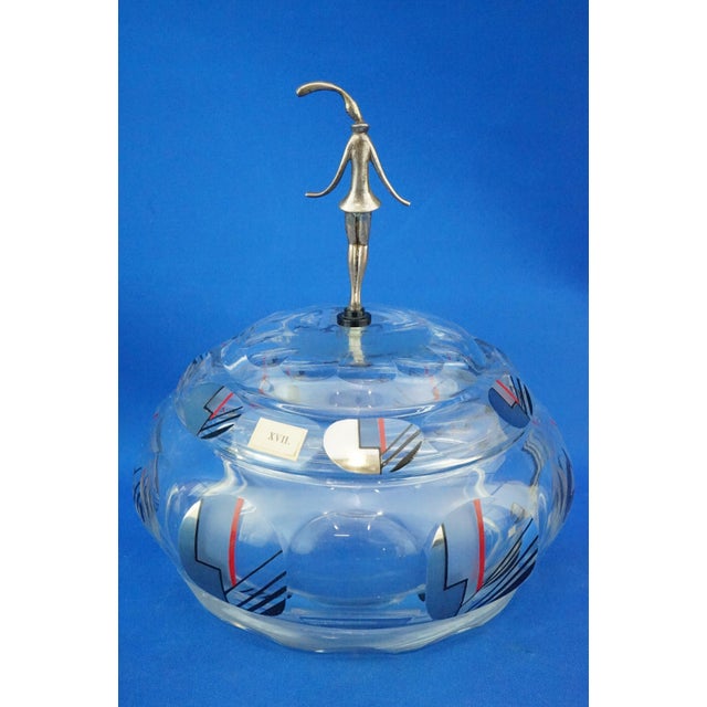 Bohemian Crystal Box by Karl Palda, 1920s For Sale - Image 6 of 18