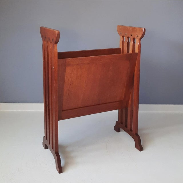 Art Deco News Paper / Magazine Stand, 1920s For Sale - Image 4 of 10