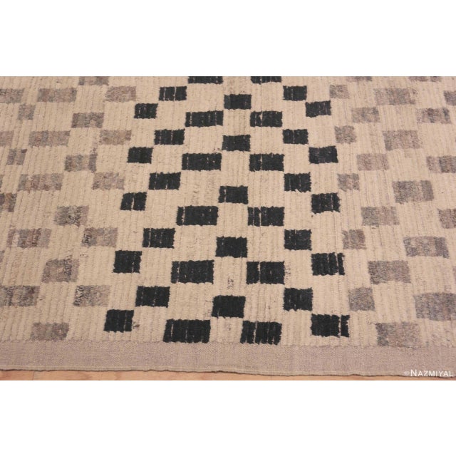 Nazmiyal Collection Contemporary Checkerboard Area Rug For Sale - Image 4 of 5