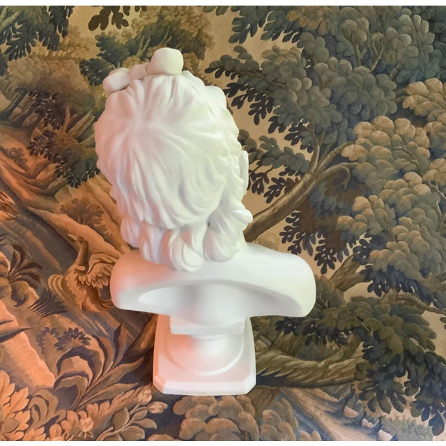 Late 19th Century Magnificent 19th Century French Neoclassical Porcelain Bust For Sale - Image 5 of 12