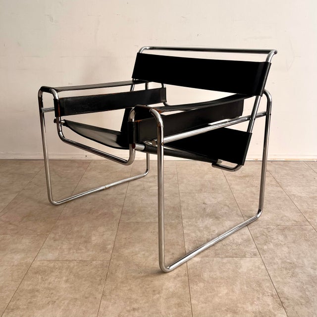 Wassily Armchairs by Marcel Breuer for Gavina, 1970s, Set of 2 For Sale - Image 16 of 18